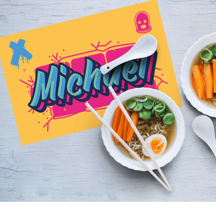 Customisable placemat for your unique dining experience - TenStickers