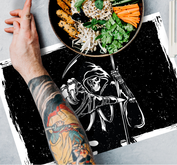 Evil silhouette original decal placemats - TenStickers
