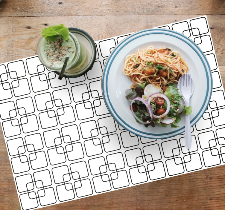 Geometric pattern placemat - TenStickers