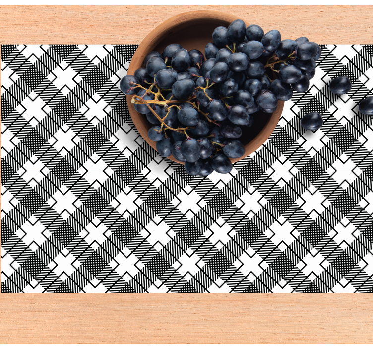 Geometric texture surface placemat - TenStickers