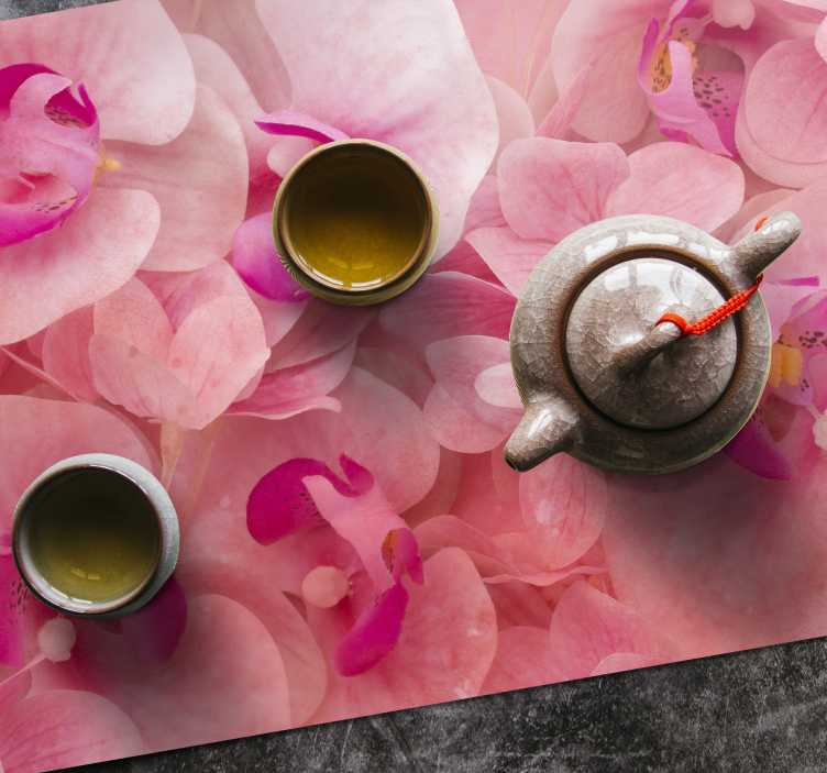 Graceful bloom composition placemat - TenStickers