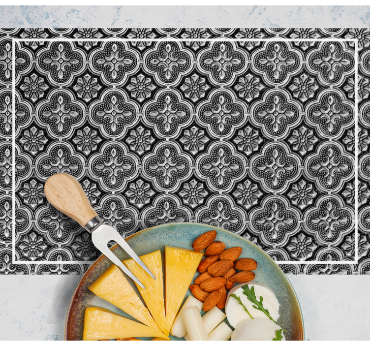 Intricate patterned surface placemat - TenStickers