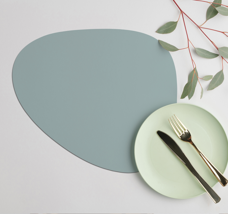 Irregular shape table placemats - TenStickers