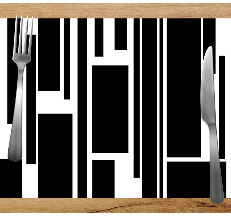 Modern placemat geometric table design - TenStickers