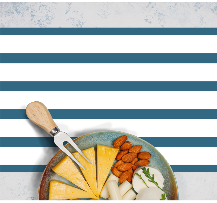 Modern placemat striped table surface - TenStickers