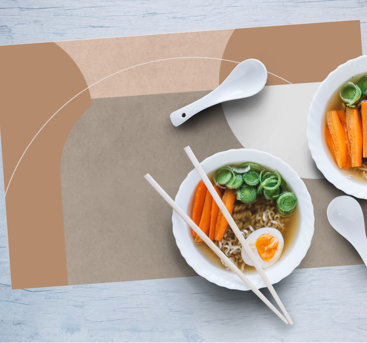 Modern placemat stylish minimalist design - TenStickers