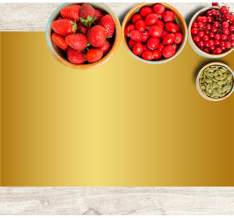 Modern placemat with golden gradient surface - TenStickers