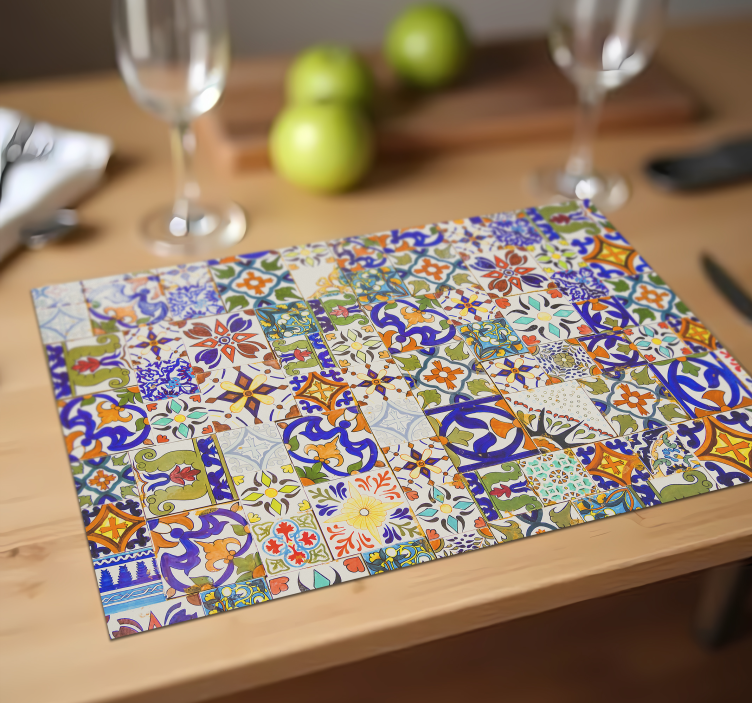Moroccan hydraulics original placemat - TenStickers