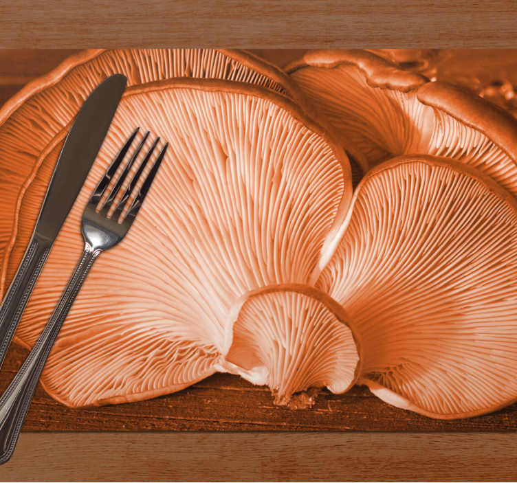 Mushroom kitchen elements placemat - TenStickers