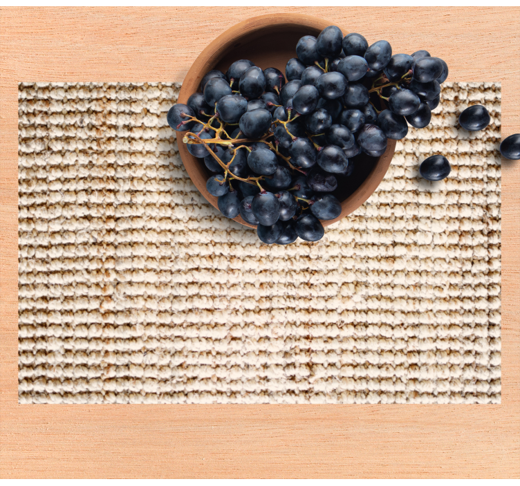 Natural weave surface placemat - TenStickers