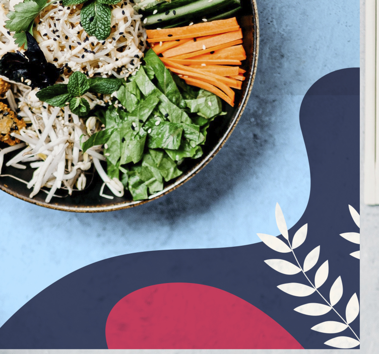 Original placemat colorful abstract designs - TenStickers