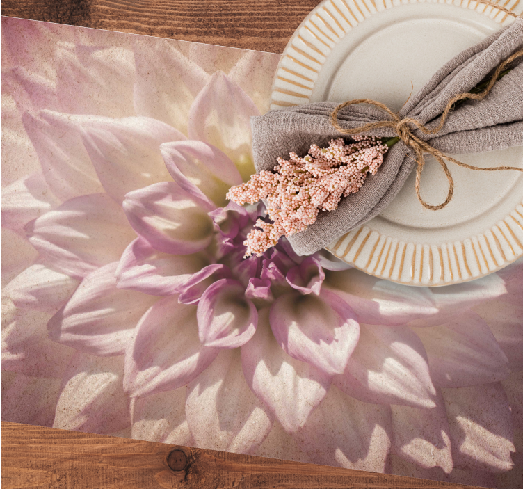 Original placemat delicate floral arrangement - TenStickers