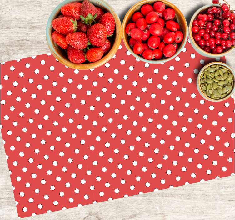 Original placemat polka dot design - TenStickers