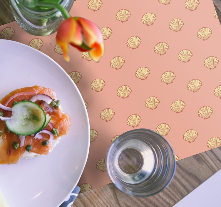 Original placemat shell design placemats - TenStickers