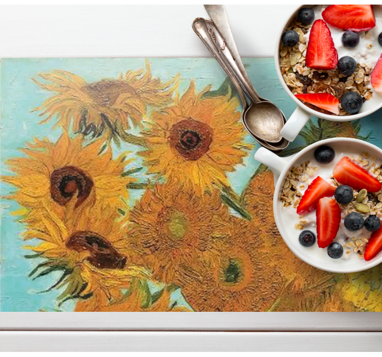 Original placemat sunflower brilliance - TenStickers