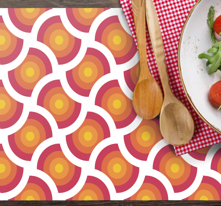Original placemat with vibrant patterned design - TenStickers