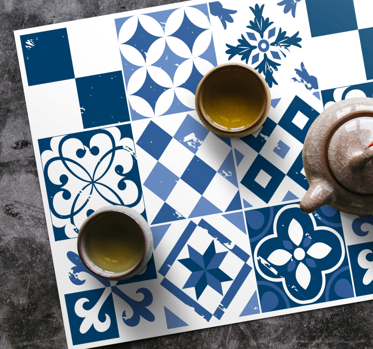 Placemat with geometric pattern design - TenStickers