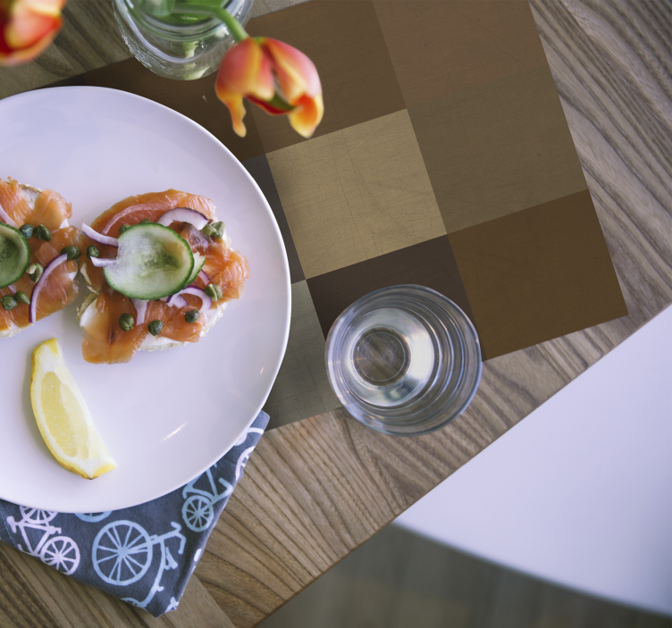 Placemat with patchwork pattern design - TenStickers