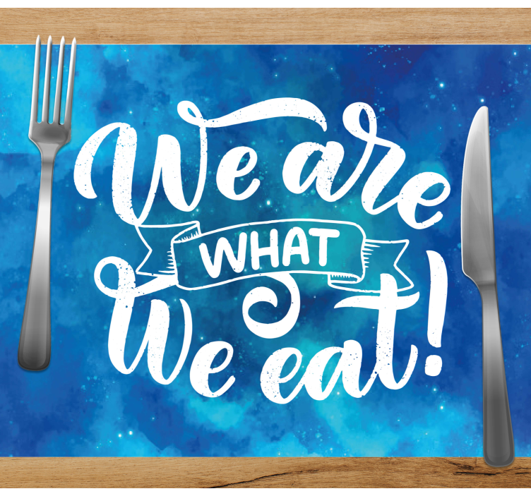 Placemat with quote inspirational quote art - TenStickers