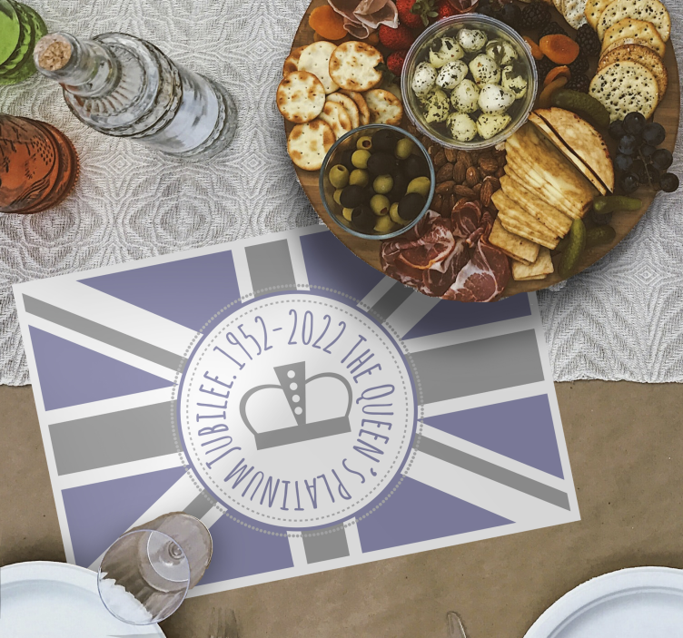 Platinum Jubilee Placemats - TenStickers