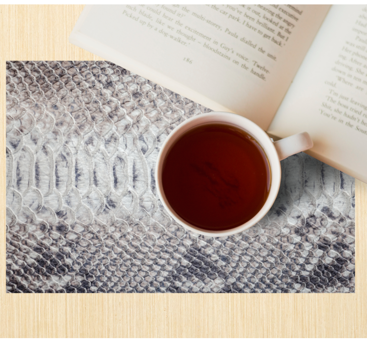 Serpent skin texture placemat - TenStickers