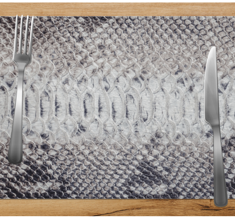 Snake skin pattern placemat - TenStickers
