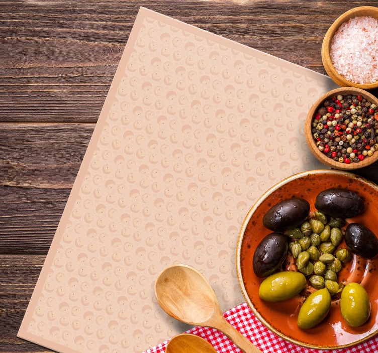 Subtle pattern surface placemat - TenStickers