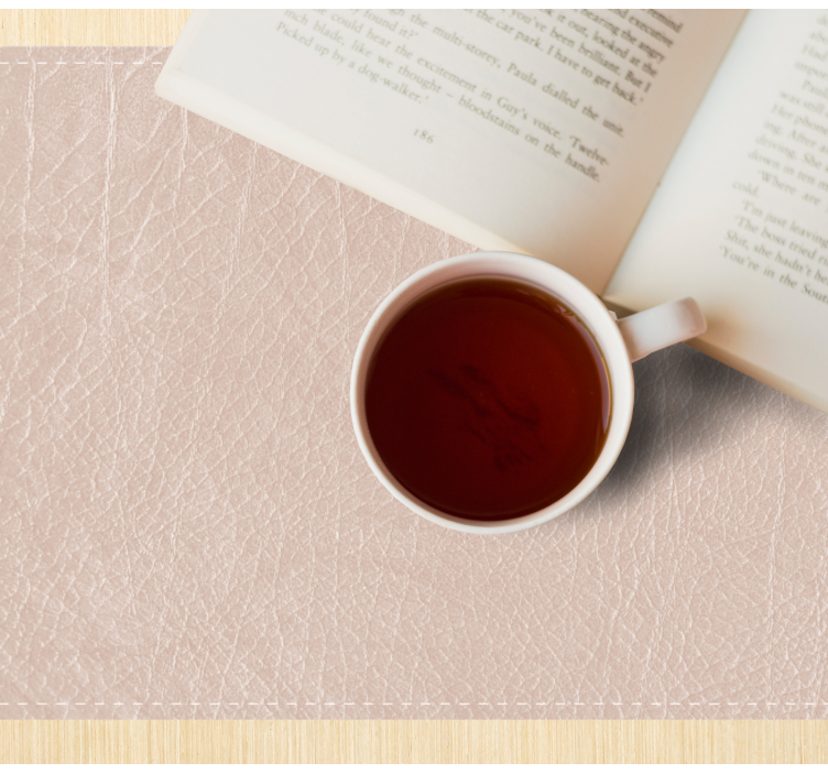 Textured neutral surface placemat - TenStickers