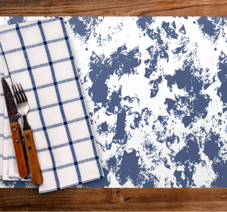 Unique abstract pattern placemat - TenStickers