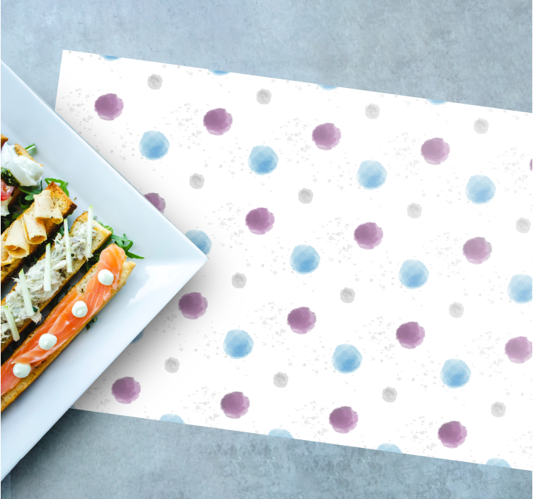 Vibrant spotty circles placemat - TenStickers