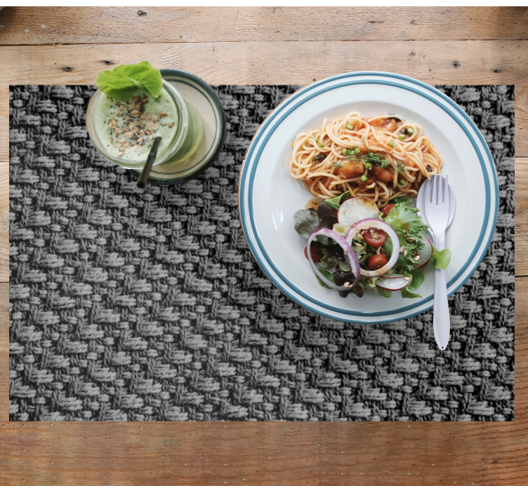 Woven surface pattern placemat - TenStickers