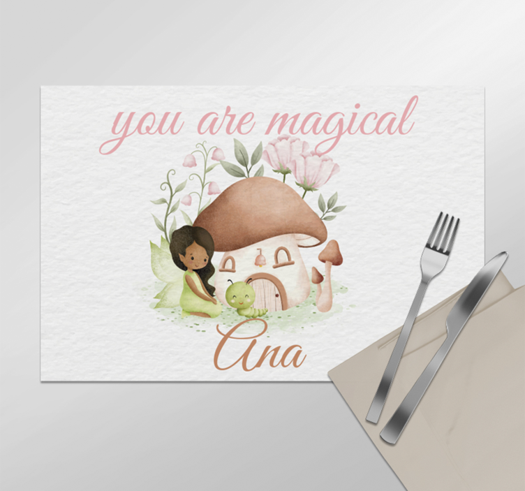 You are magical personalised placemat - TenStickers