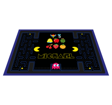 Pac Man game kids placemat - TenStickers