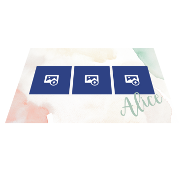 Original placemat for displaying photo memories - TenStickers