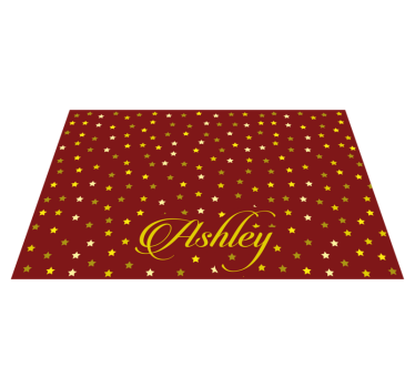 Customisable placemat starry personalized mat - TenStickers