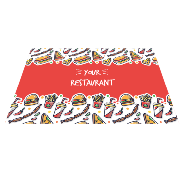 Original placemat food-themed art design - TenStickers