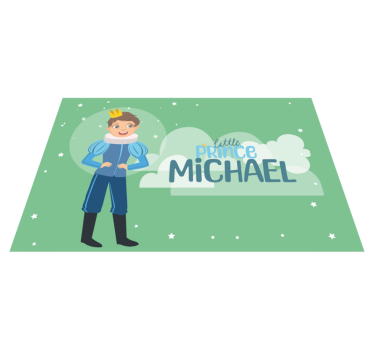 Little prince customised table mat for children  - TenStickers