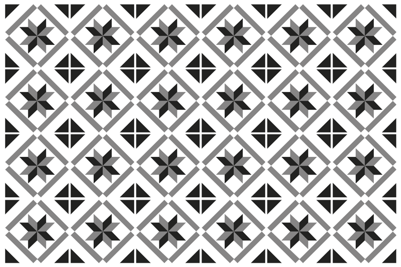 Cement tiles original placemat - TenStickers