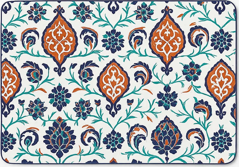 Original placemat colorful geometric floral designs - TenStickers