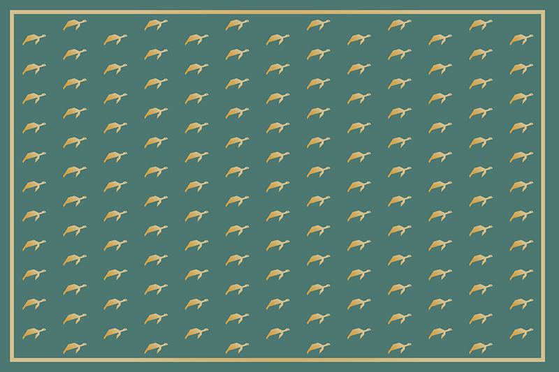 Customisable placemat with a sleek patterned surface - TenStickers