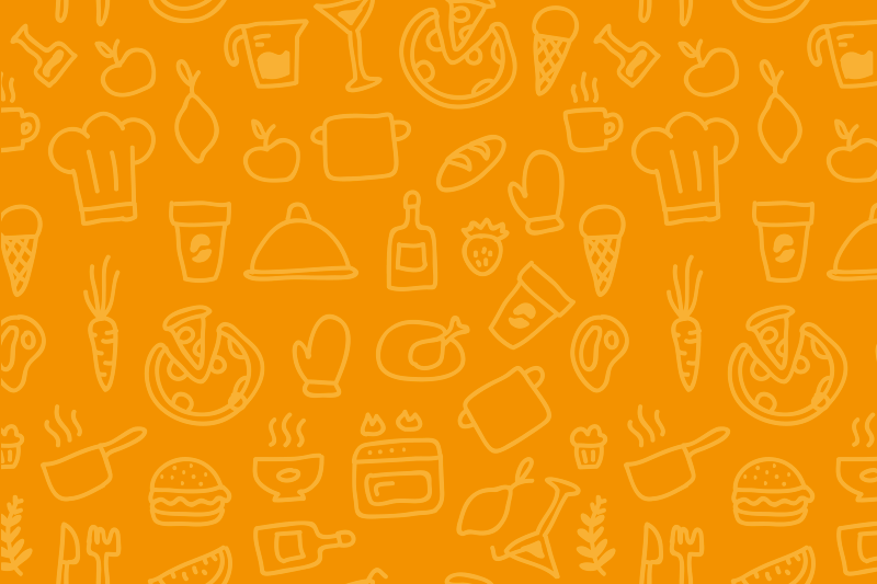Original placemat kitchen icons design - TenStickers