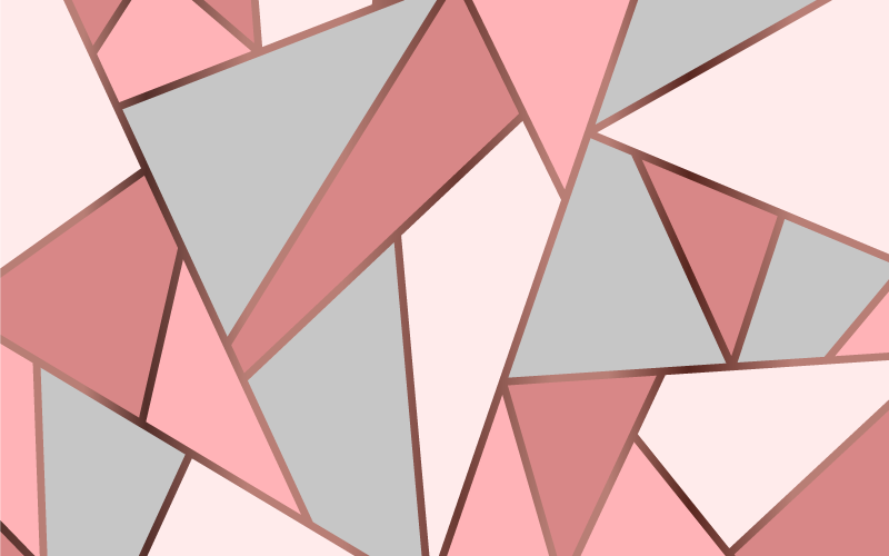 Original placemat geometric pastel designs - TenStickers