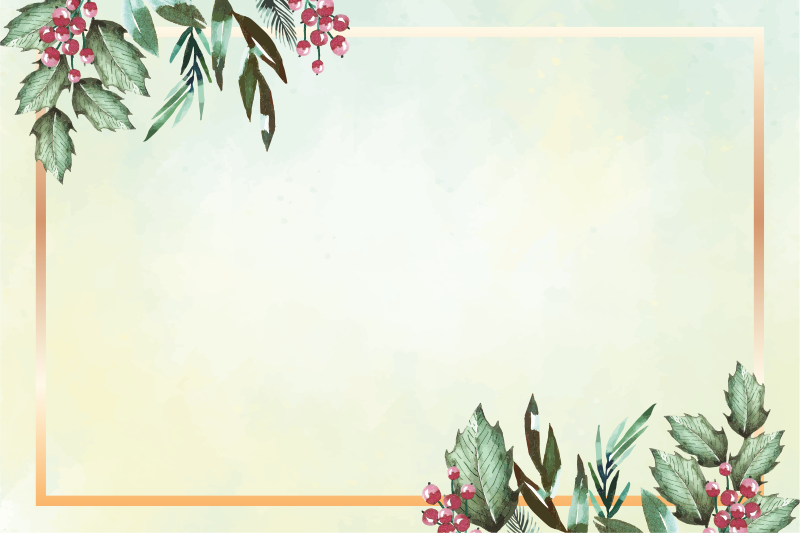 Modern placemat floral minimalist tabletop - TenStickers