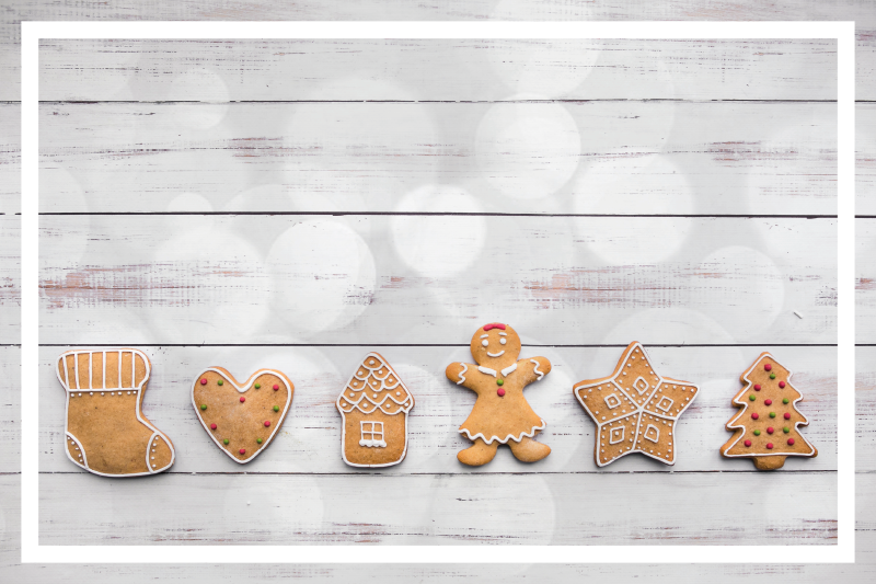 Christmas placemat gingerbread cookie collection - TenStickers