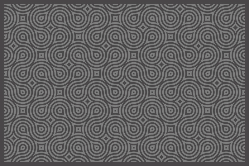 Placemat abstract swirl design - TenStickers