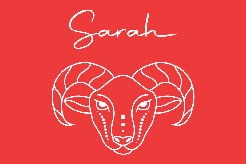 Customisable placemat with stylized ram illustration - TenStickers