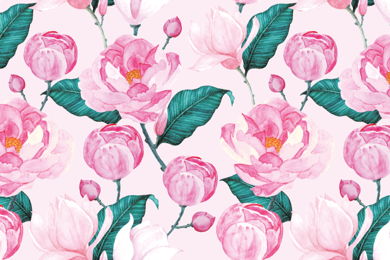 Ecre roses elegant placemats - TenStickers