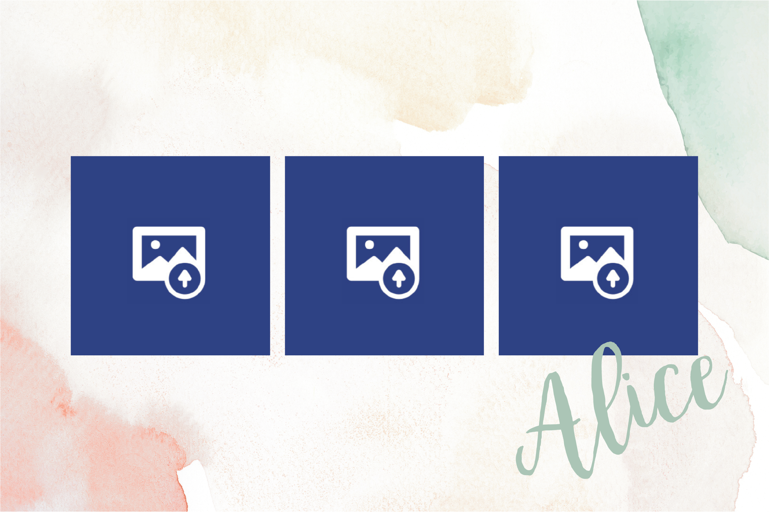 Original placemat for displaying photo memories - TenStickers