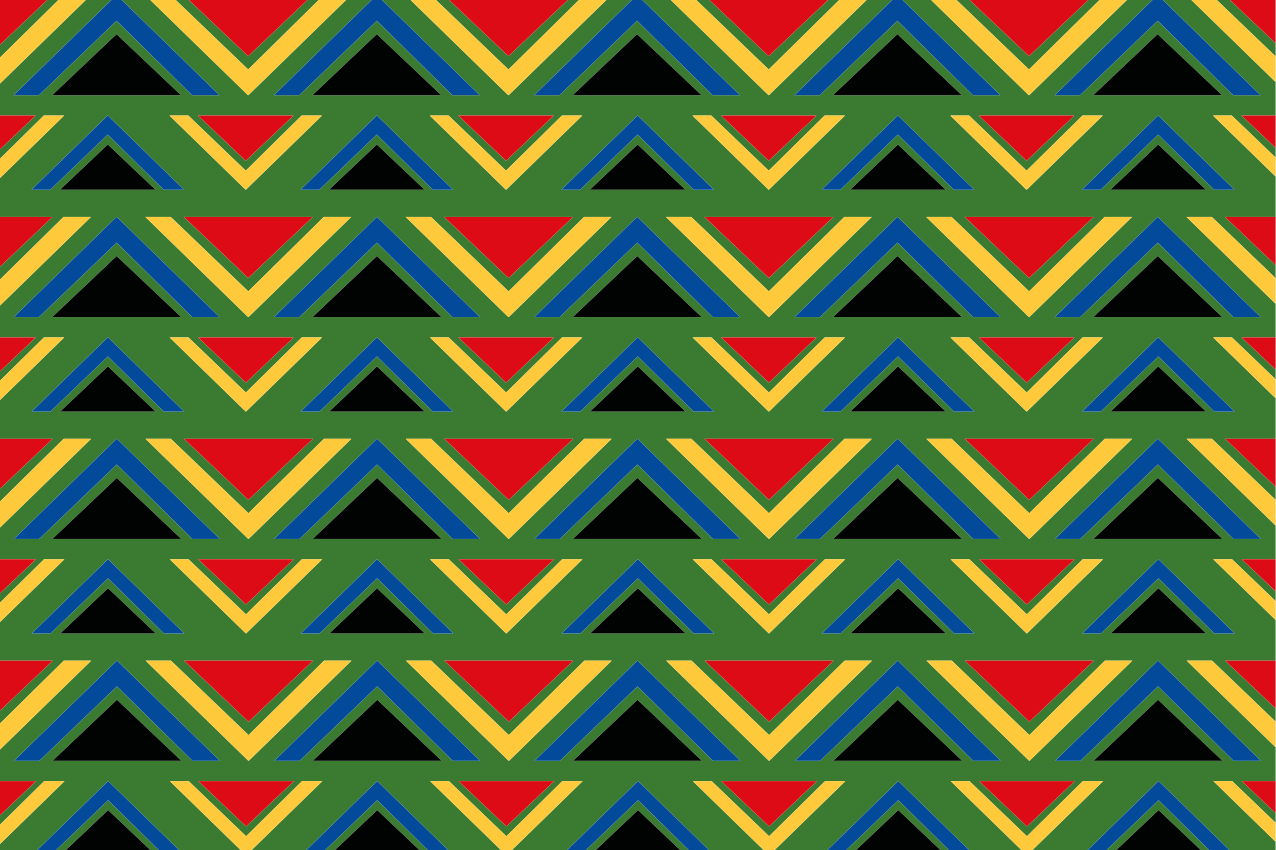 Original placemat in vibrant geometric design - TenStickers