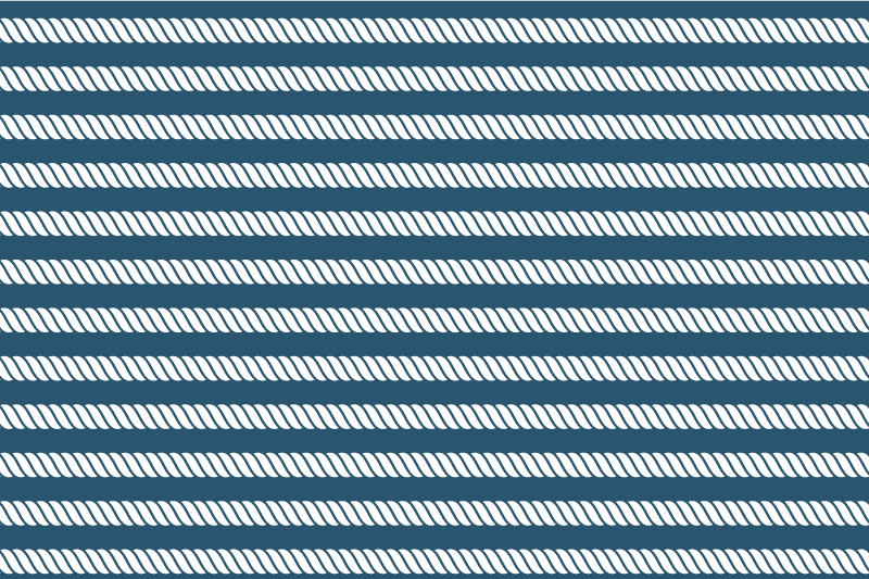 Modern placemat navy striped design - TenStickers